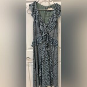 Anthropologie‎ Antionette Ruffle Midi Dress